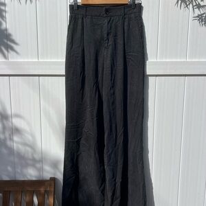 Zara Black Wide-Leg Trousers